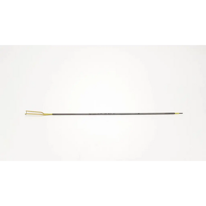 Acmi 24ft medical instrument da54-209 slender metallic device with yellow-tipped handle and fine dark gray shaft