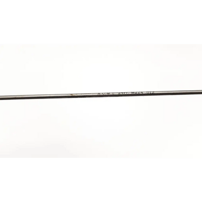 A sleek metallic acmi 24ft medical instrument rod with engraved markings used in precision medical applications
