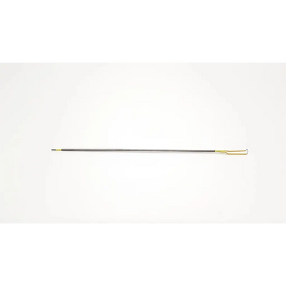 Acmi 24ft m224.012 medical instrument metallic rod with polished silver body and gold-toned ends