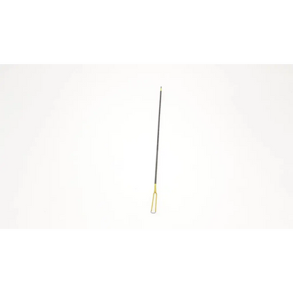 Acmi 24ft medical instrument da54-209 slender black handle with gold metallic tip and flared gold-toned base