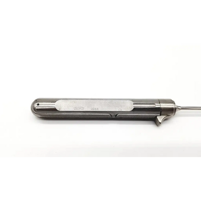 Silver acufex 010901 cigar handle rotary basket punch forceps with engraved handle and sleek metallic finish