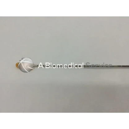 Silver spherical medical endobutton depth probe with textured surface and metallic rod for acufex 015185 depth probe