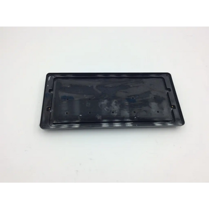 Black plastic keyboard tray with molded edges and multiple mounting holes for acufex suretac instrumentatio n aci-37