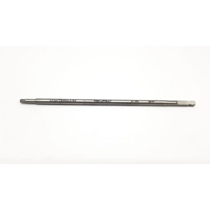 Silver metal acumed ht-3010 3.0mm cannulated quick release driver bit with hex tip and engraved echo text