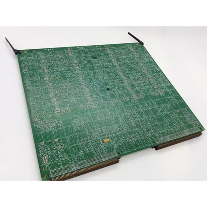 Green rectangular circuit board with silver traces and components for acuson siemens rev xh ultrasound sequoia c256 board