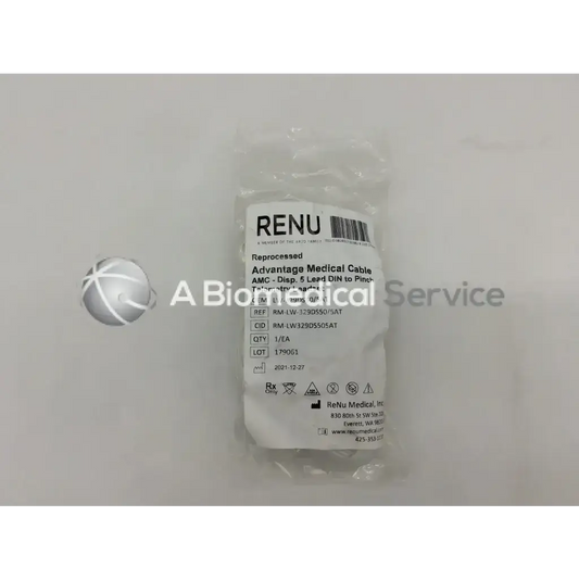 Advantage Medical Cable Disp 5 Lead DIN to Pinch Telemetry