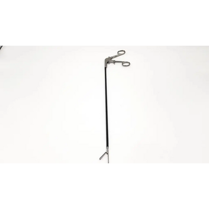 Aesculap 8360-00 atraumatic grasper silver surgical instrument with slender handle and curved gripping ends