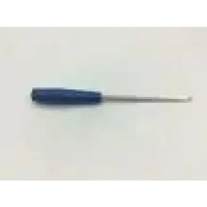 Aesculap fg094r sypert tamper 6x10mm blue plastic handled screwdriver with metallic shaft for precision use