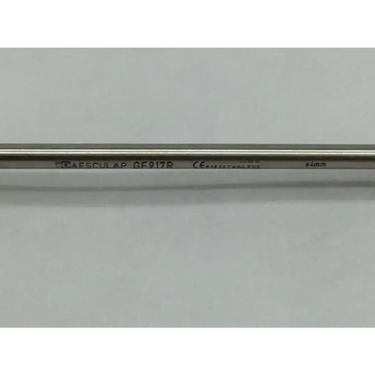 Aesculap gf917r suction cannula with a sleek metallic stainless steel shaft and engraved 3.4mm diameter markings