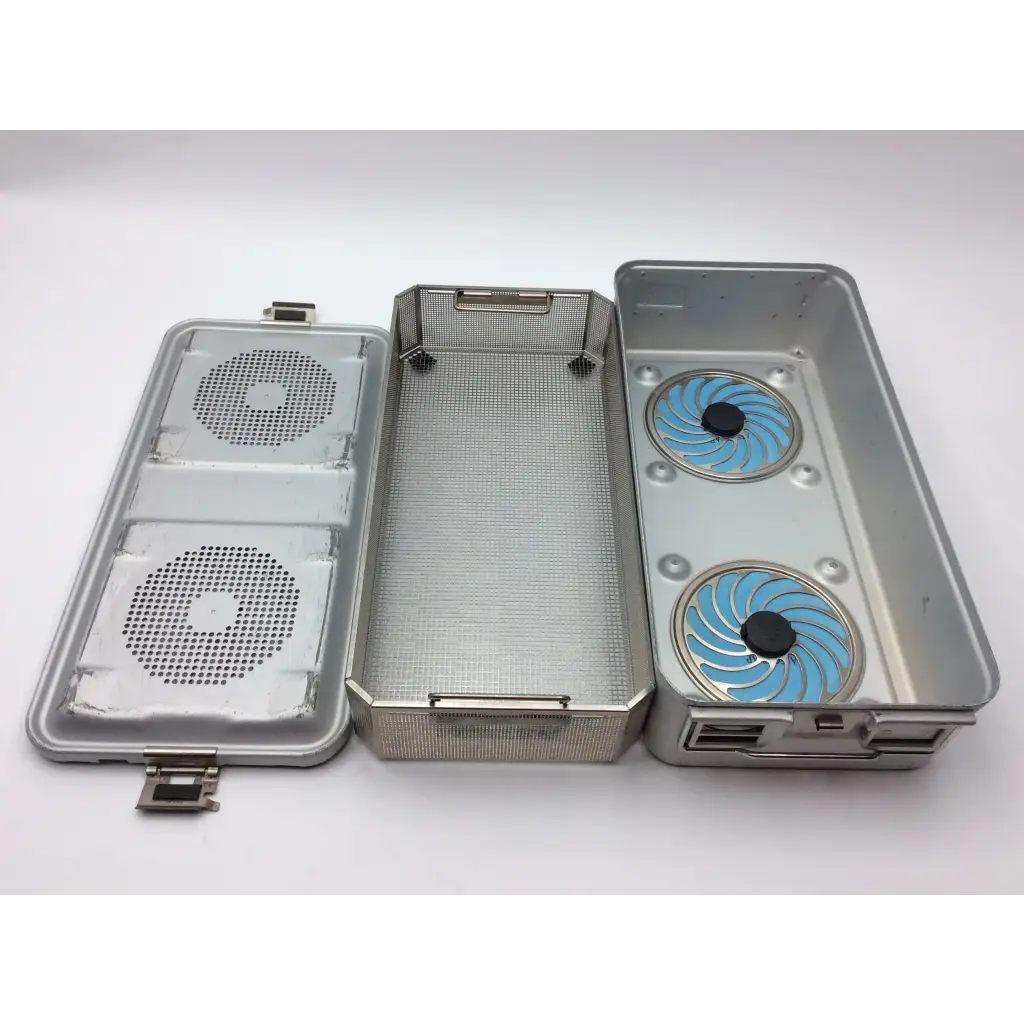 Load image into Gallery viewer, Aesculap Sterilization Container 78532 w/ basket &amp; lid