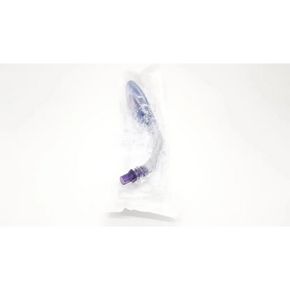 Purple and clear plastic nasal cannula in sterile package for air-qsp intubating laryngeal airway cookgas use