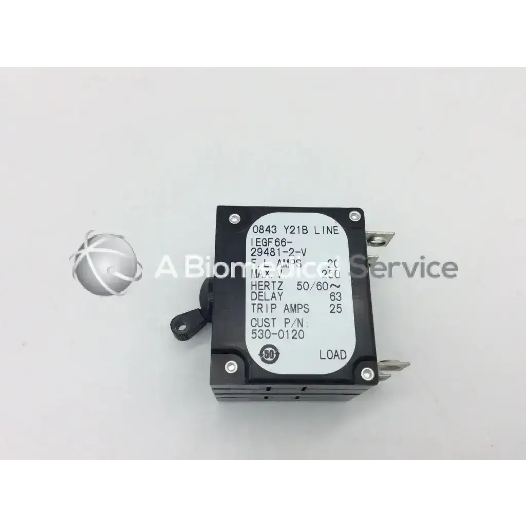 Airpax IEGF66-29481-2-V Power Circuit Protector - Medical