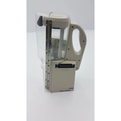 Beige plastic and metal handheld scanner with transparent side panel for alaris medley 8120 pca module adi-7