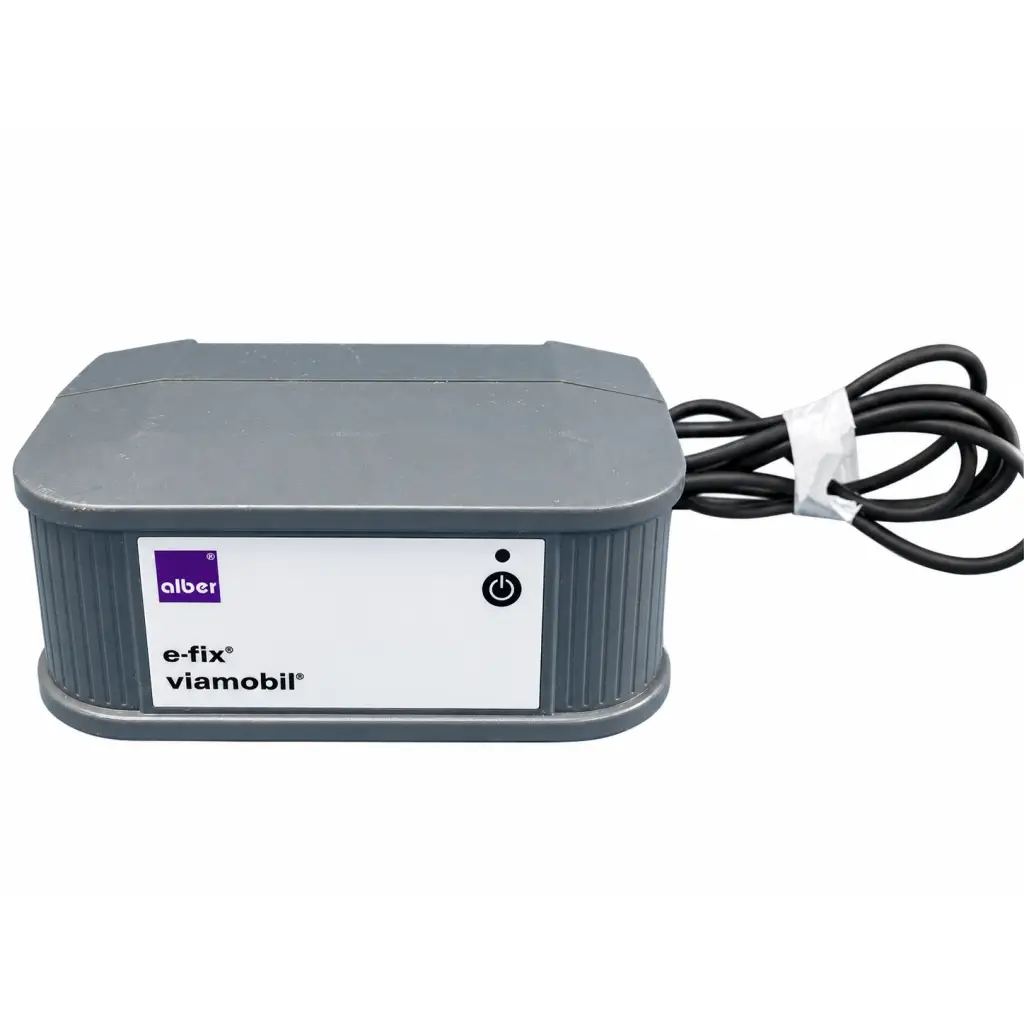 Gray plastic alber e-fix viamobil power supply with white label and power button for ps4515 charger 100-240v