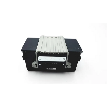 Black and silver alber v25 viamobil battery box with ribbed heat sink for efficient cooling and power storage