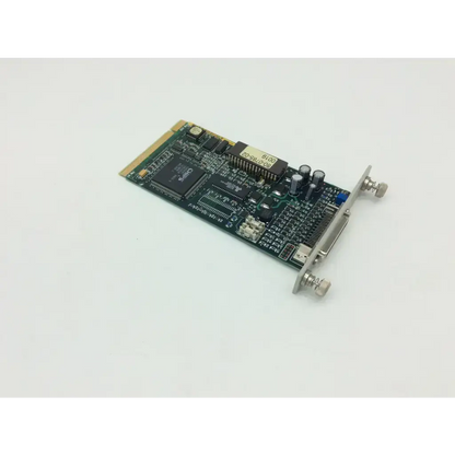 Alcon 202-1354-002 exm-23 flat panel controller green circuit board with black integrated circuits and gold edge connector