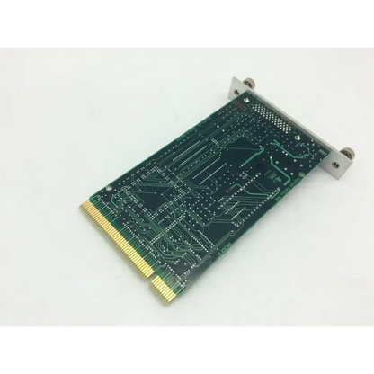 Alcon 202-1354-002 exm-23 flat panel controller green circuit board with gold connector pins and silver mounting brackets