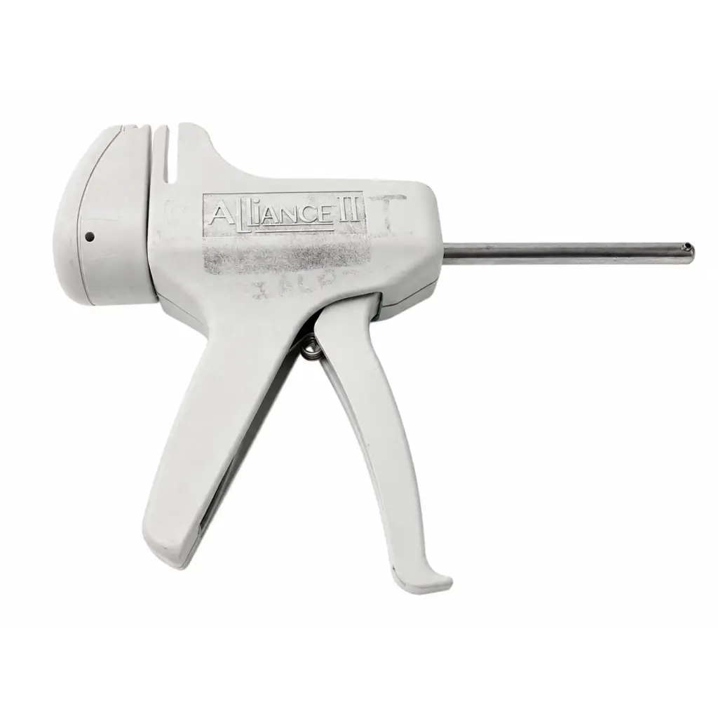 Alliance ii surgical instrument with white plastic handle and metal shaft biomed certified for medical use
