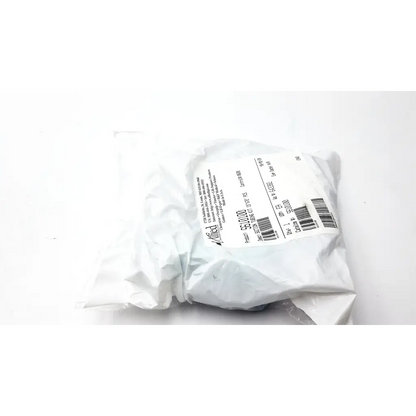 White plastic allied healthcare suction tubing kit with printed label and barcode for medical use