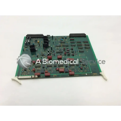 Green rectangular circuit board with black and red components for aloka ep-3197c ykc 8v-0 bbcf1-1 model