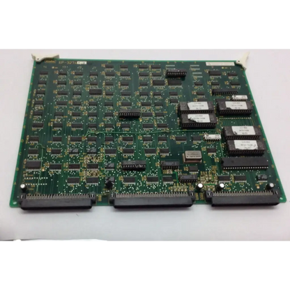 Green aloka ultrasound board ep388601aa with black integrated circuits and connectors for medical imaging devices