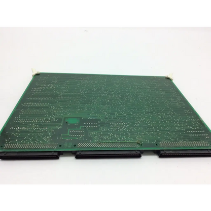 Green rectangular circuit board with solder points and three black connectors for aloka ultrasound board ep388601aa