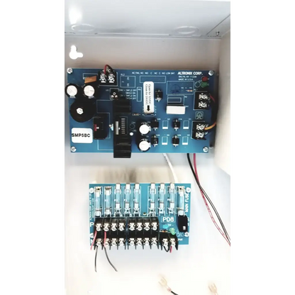 Blue altronix smp5ctx high current power supply charger 12VDC 24VDC for reliable security system use