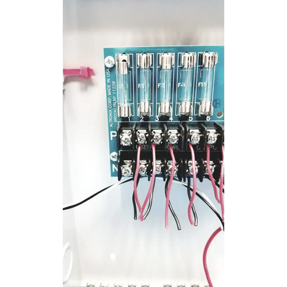 Blue altronix smp5ctx high current power supply charger 12vdc 24vdc showing front panel details