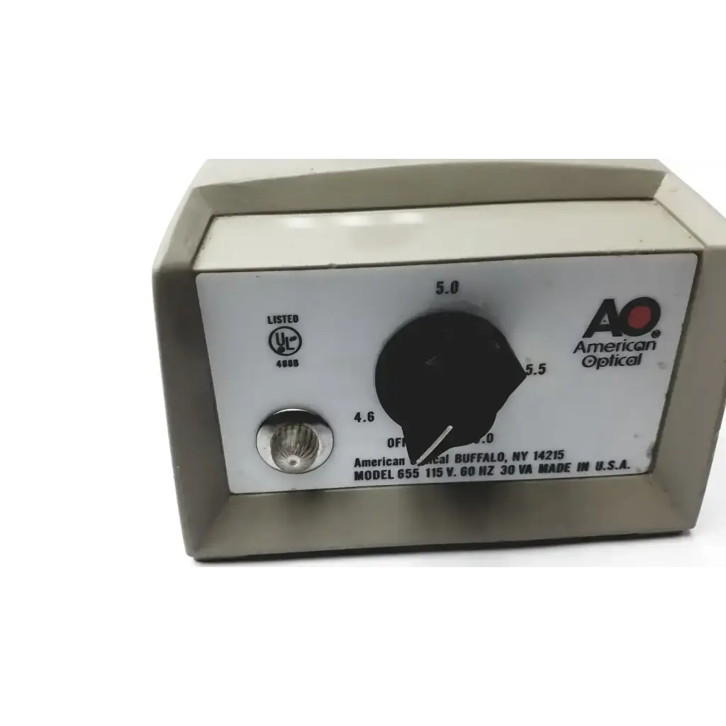 American Optical Model 655, 115V, 60HZ with Microscope Light Source Transformer Microscope Light Source Transformer, second-hand product photo 5
