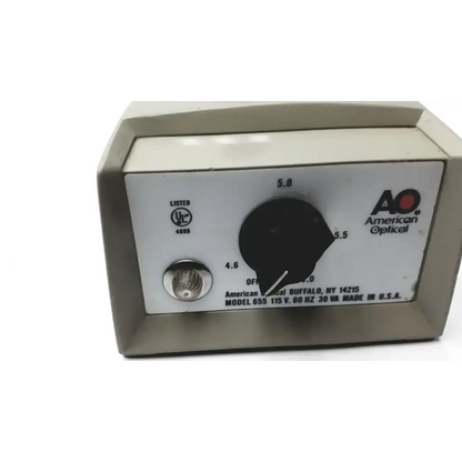 American Optical Model 655, 115V, 60HZ with Microscope Light Source Transformer Microscope Light Source Transformer, second-hand product photo 5