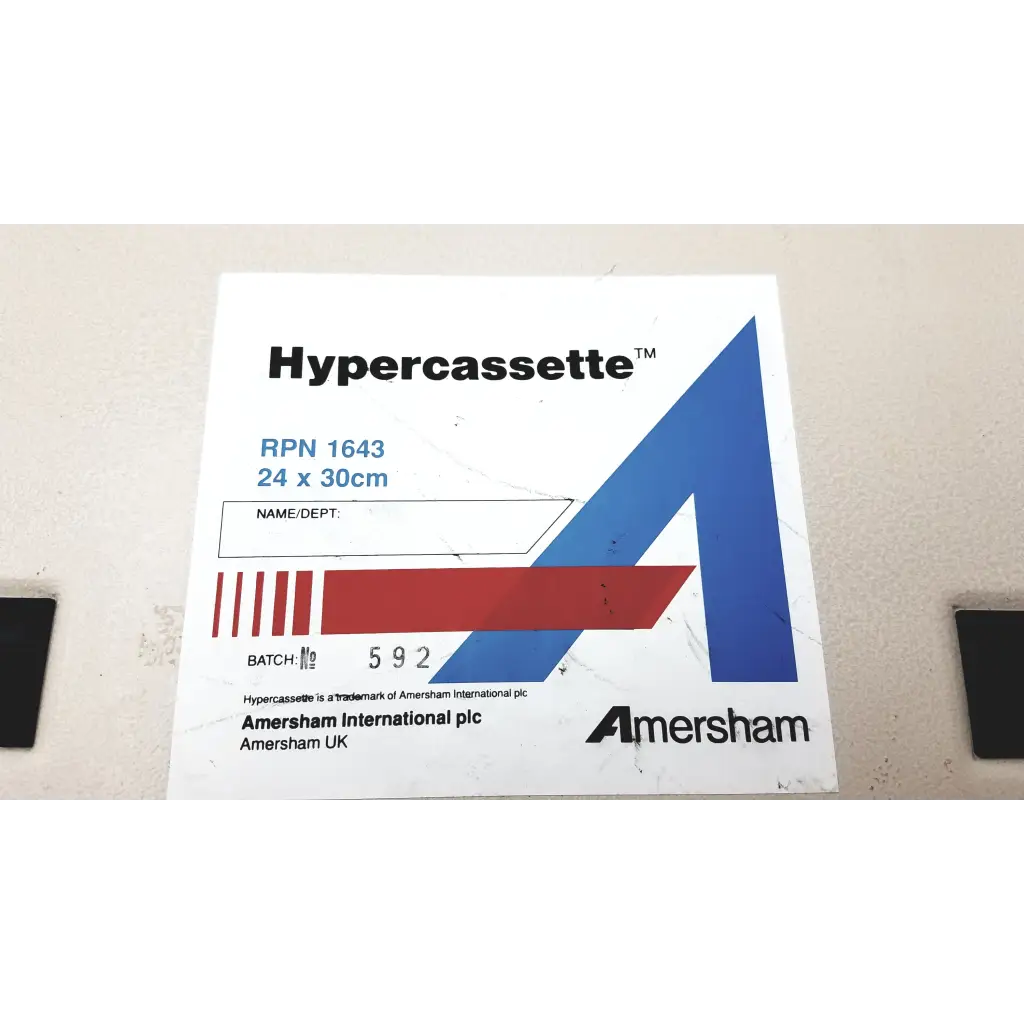 Load image into Gallery viewer, Amersham Biosciences Xray film Hypercassette RPN 1643
