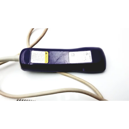 Dark purple plastic remote control with beige cords for anacom medtek a1804-088dj medical device