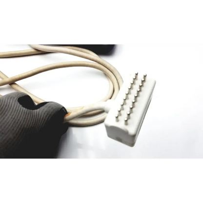 Beige cable with white rectangular connector and multiple metallic pins for anacom medtek a1804-088dj product