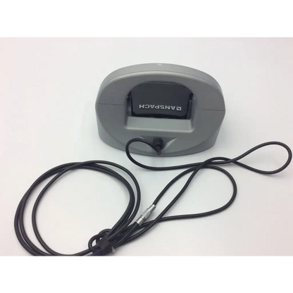 Gray plastic anspach e-fp foot switch with black cable and connector for precise surgical control