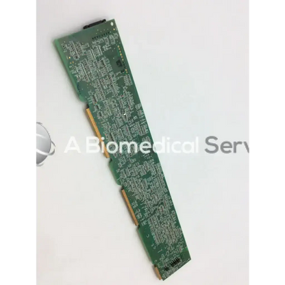 Green circuit board with gold connector pins and white text of apc 640-0750l rev 12 control board model 640-0750l