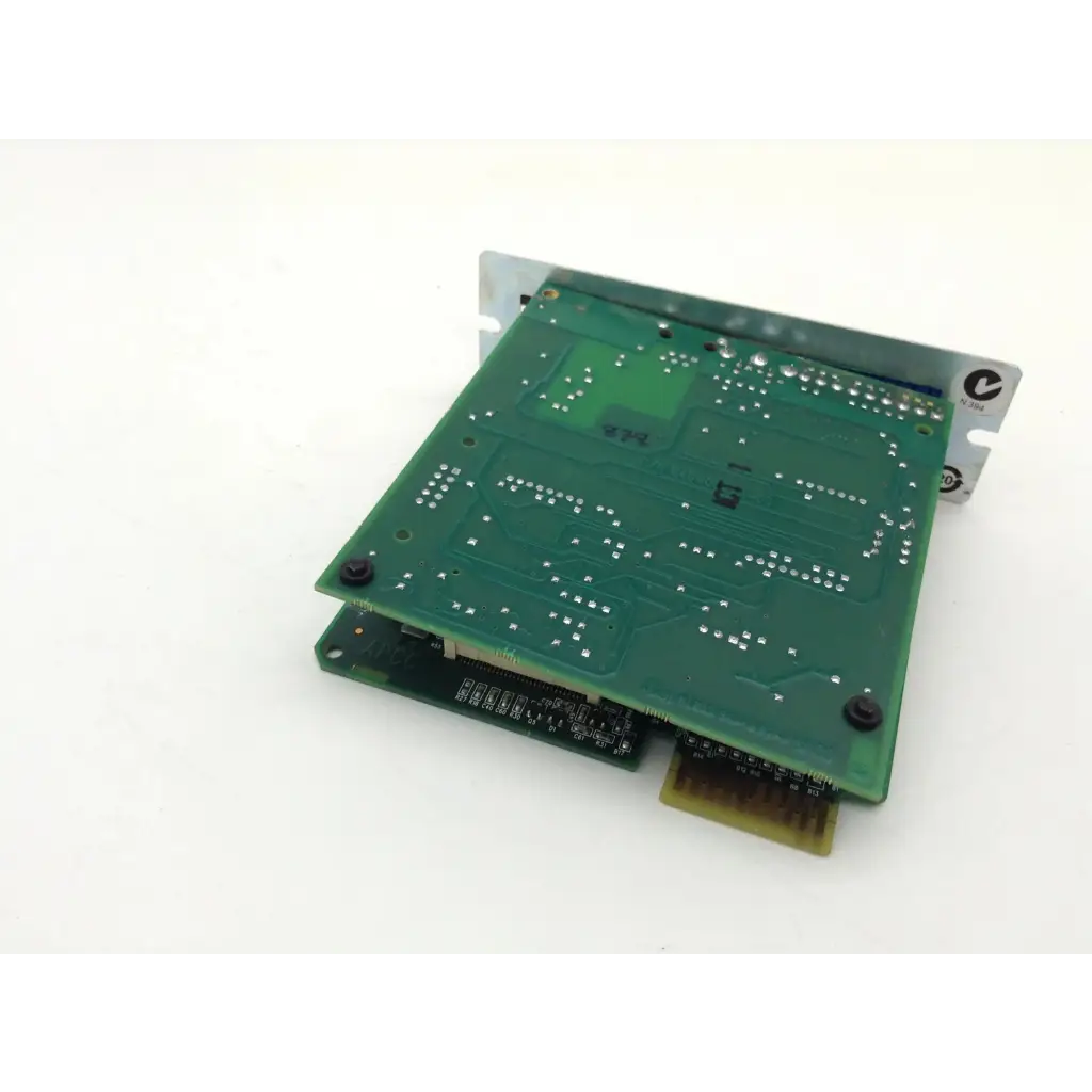 Green circuit board network adapter ap9619 with silver metallic mounting bracket and gold connector pins