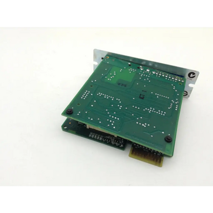 Green circuit board network adapter ap9619 with silver metallic mounting bracket and gold connector pins