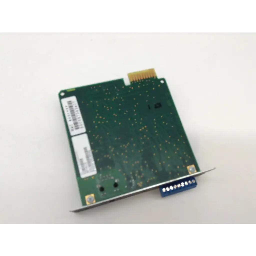 Green circuit board network adapter ap9619 with gold contacts and blue connector for adapter ap9619 bbcd use
