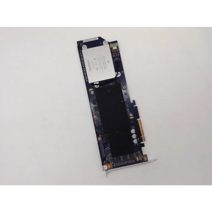 Blue apple mac pro a1186 pcie graphics card with white heat sink and black cooling fan for mac pro 2008