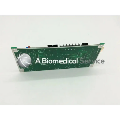Green circuit board with silver metallic logo and black connectors in applied biosystems tec power n8059024 rev product