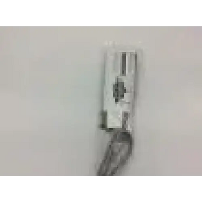 Silver-toned metal keychain with rectangular clip and textured grip for arjo handset 4fct ceiling ipx7 use