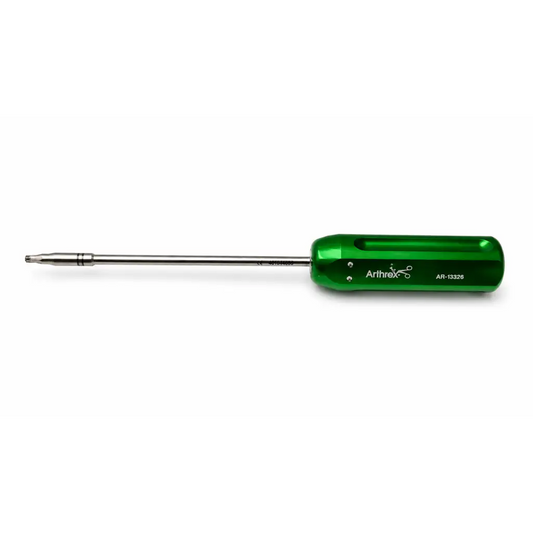 Arthrex AR-13326 green-handle surgical instrument with ergonomic handle and metallic shaft medical equipment