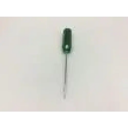 Green-handled arthrex ar-1386 cannulated screw driver with metallic shaft for bio-interference screw arthroscopy