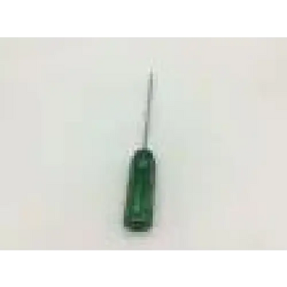Arthrex ar-1386 green plastic-handled cannulated screw driver with metallic shaft for bio-interference screw arthroscopy