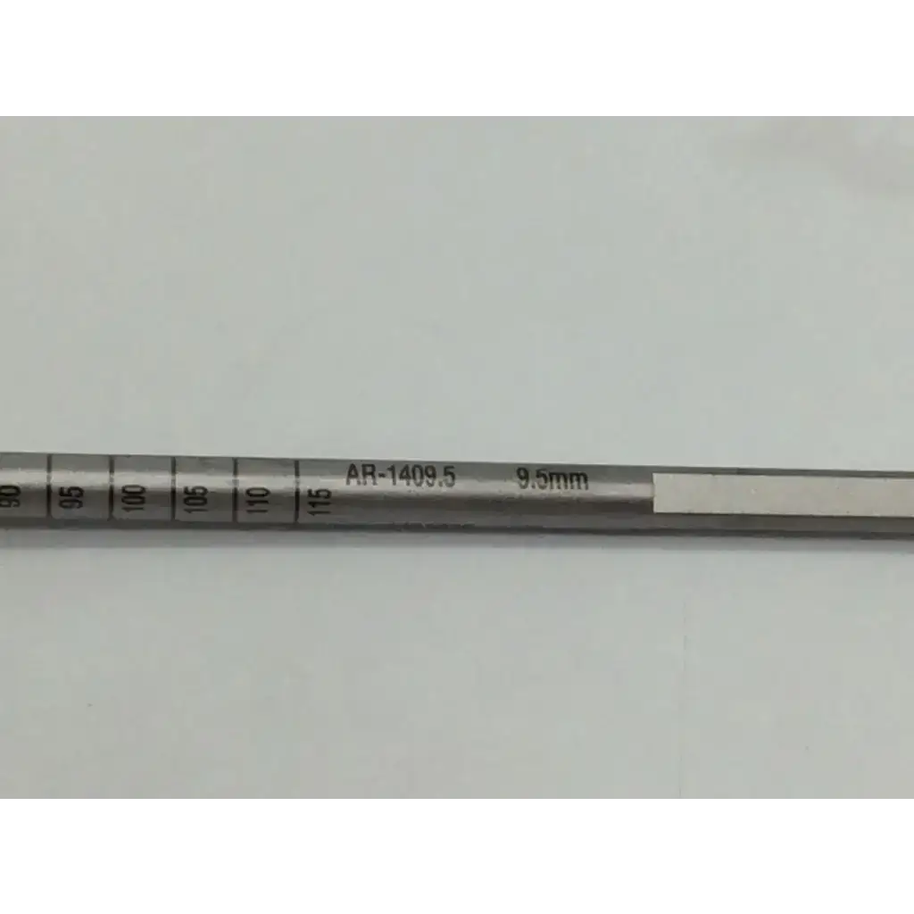 Arthrex ar-1409.5 metallic surgical headed reamer with engraved markings 9.5mm for arthroscopic drill use