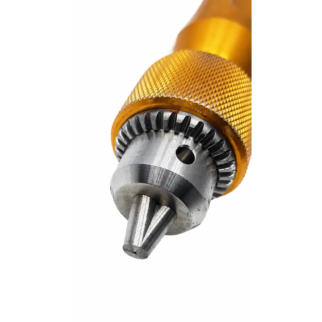 Arthrex ar-1415 gold surgical driver handle with textured grip and silver metal gear mechanism for precise surgical use