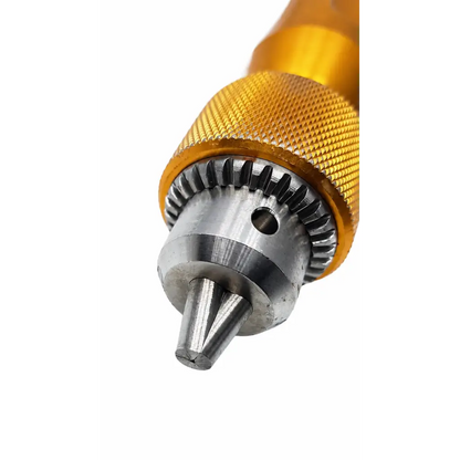 Arthrex ar-1415 gold surgical driver handle with textured grip and silver metal gear mechanism for precise surgical use