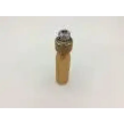 Gold-colored cylindrical drill bit with silver textured top on arthrex ar-1415 handle and puller tool
