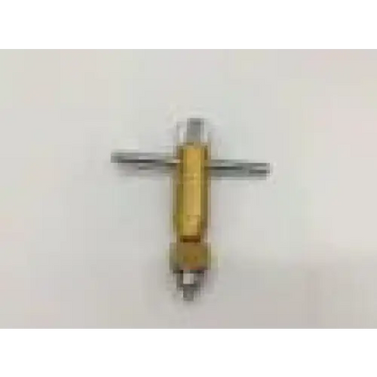 Gold and silver two-tone wrench with cross handle for arthrex ar-1415t tube harvester driver and extractor