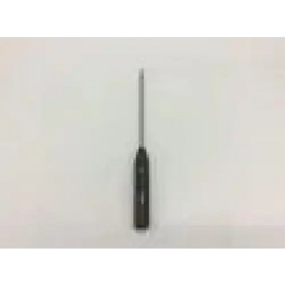 Black-handled arthrex ar-1922p punch precision screwdriver with slender metallic shaft for 4.5mm pushlock and corkscrew ft
